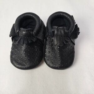 Freshly Picked Leather Moccasins Baby Size 1